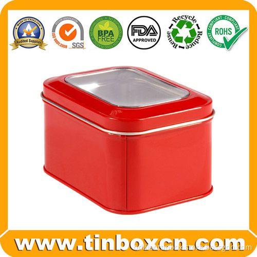 Square Chocolate Tin Box with Food Grade Metal Food Container